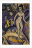 Female Nude with Hot Tub, 1912 by Ernst Ludwig Kirchner