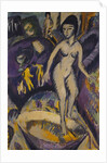 Female Nude with Hot Tub, 1912 by Ernst Ludwig Kirchner