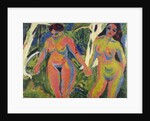 Two Nude Women in a Wood, 1909 by Ernst Ludwig Kirchner