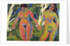Two Nude Women in a Wood, 1909 by Ernst Ludwig Kirchner