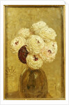 A Vase of Dahlias by Albert Joseph Moore