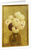 A Vase of Dahlias by Albert Joseph Moore