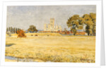 Canterbury Cathedral from the Meadows, 1894 by Walter Crane