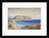 Monaco from Cap d'Ail, 1865 by Edward Lear