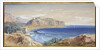 Monaco from Cap d'Ail, 1865 by Edward Lear