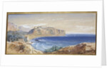 Monaco from Cap d'Ail, 1865 by Edward Lear