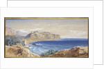 Monaco from Cap d'Ail, 1865 by Edward Lear
