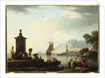 A View of the Harbour at Genoa, 1773 by Claude Joseph Vernet