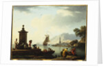 A View of the Harbour at Genoa, 1773 by Claude Joseph Vernet