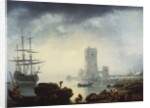 A Mediterranean Harbour Scene: Morning, 1745 by Claude Joseph Vernet