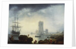 A Mediterranean Harbour Scene: Morning, 1745 by Claude Joseph Vernet