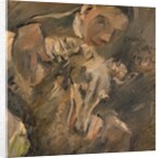 Max Mainer with a Siberian Greyhound, 1917 by Lovis Corinth
