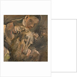 Max Mainer with a Siberian Greyhound, 1917 by Lovis Corinth