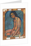 Nu assis, c.1909 by Amedeo Modigliani