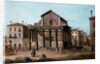 Rome - The Temple of Antoninus and Faustina in the Forum, c.1742-43 by Bernardo Bellotto