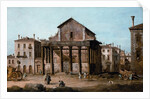 Rome - The Temple of Antoninus and Faustina in the Forum, c.1742-43 by Bernardo Bellotto