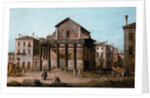 Rome - The Temple of Antoninus and Faustina in the Forum, c.1742-43 by Bernardo Bellotto