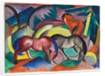 Three Horses, 1912 by Franz Marc