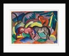 Three Horses, 1912 by Franz Marc