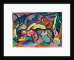 Three Horses, 1912 by Franz Marc