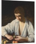 A boy Peeling Fruit, c.1592-3 by Michelangelo Caravaggio