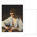 A boy Peeling Fruit, c.1592-3 by Michelangelo Caravaggio