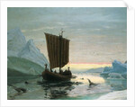 Erik Röde discovers Greenland, 1875 by J.E. Carl Rasmussen