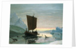 Erik Röde discovers Greenland, 1875 by J.E. Carl Rasmussen