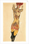 Stehender Rückenakt, 1910 by Egon Schiele
