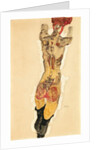 Stehender Rückenakt, 1910 by Egon Schiele
