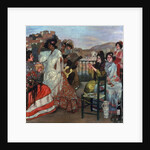 Playing guitar on the balcony, c.1903 by Ignacio Zuloaga y Zabaleta