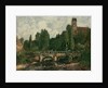 Saint-Cenery, the Church and the Bridge, 1892 by Eugene Louis Boudin
