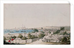 A view of Carlisle Bay and Bridgetown, Barbados by Charles Emilius Gold