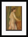 Nude with bath towel, c.1900 by Pierre Auguste Renoir
