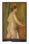 Nude with bath towel, c.1900 by Pierre Auguste Renoir