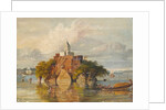 Fakeer's Rock at Janguira, near Sultanganj on the Ganges by William Prinsep