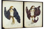 A pair of costume designs for female dancers from 'Juive' by Leon Bakst