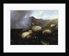Highland Sheep in a Mountainous Landscape, 1854 by Thomas Sidney Cooper