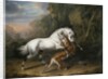 A Tiger attacking an Arab Stallion, 1824 by Charles Towne