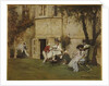 Tea in the Garden by Albert Chevallier Tayler