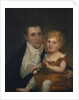 Portrait of Dr. Samuel Simes and his daughter, Mary Jane by James the Elder Peale