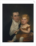 Portrait of Dr. Samuel Simes and his daughter, Mary Jane by James the Elder Peale