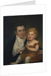 Portrait of Dr. Samuel Simes and his daughter, Mary Jane by James the Elder Peale