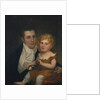 Portrait of Dr. Samuel Simes and his daughter, Mary Jane by James the Elder Peale