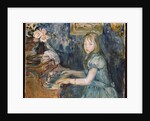 Lucie Leon at the Piano, c.1892 by Berthe Morisot