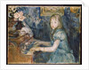Lucie Leon at the Piano, c.1892 by Berthe Morisot