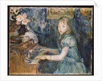 Lucie Leon at the Piano, c.1892 by Berthe Morisot