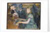 Lucie Leon at the Piano, c.1892 by Berthe Morisot