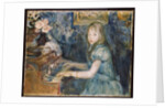 Lucie Leon at the Piano, c.1892 by Berthe Morisot