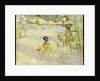 The Beach at Nice, 1882 by Berthe Morisot
